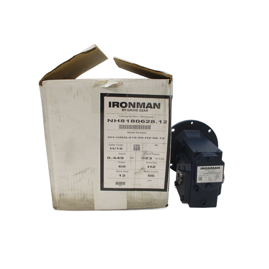 GROVE GEAR NH-HMQ-818-60-H2-56-12 NH8180628.12 NSMP