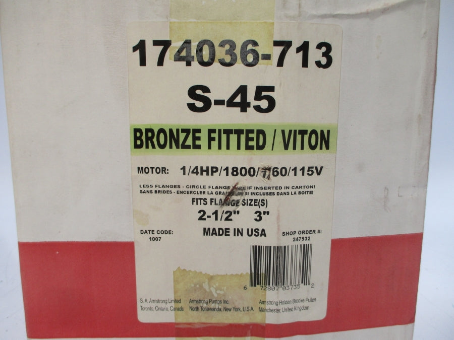 ARMSTRONG 174036-713 S-45 115V 5A NSMP