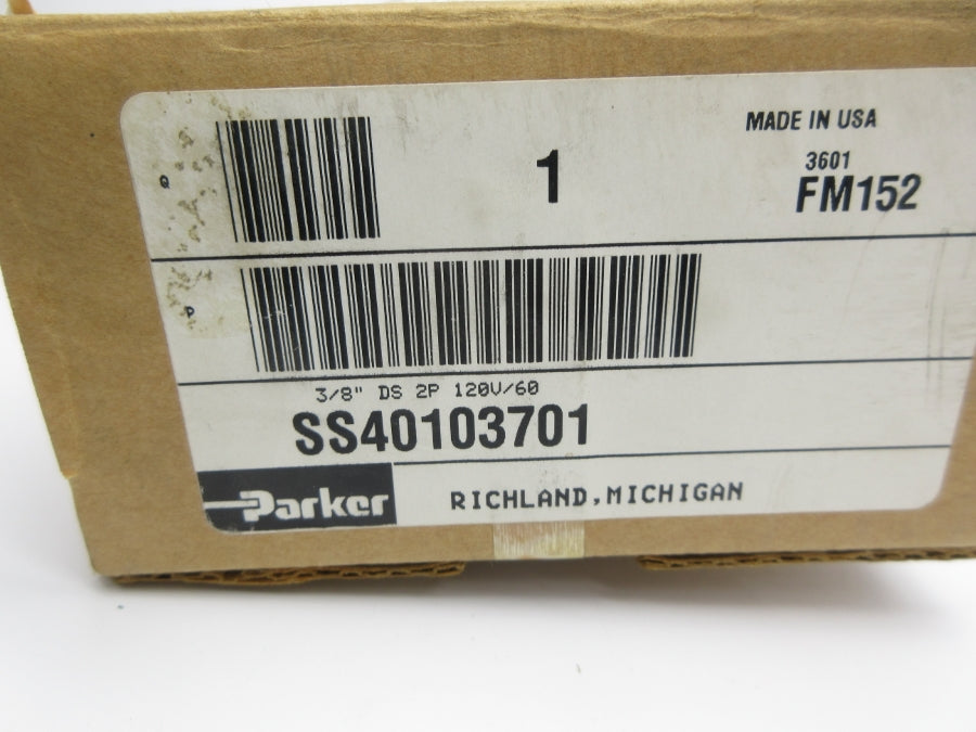 PARKER SS40103701 120V 3/8" NSMP