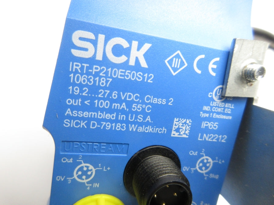 SICK IRT-P210E50S12 1063187 19.2-27.6VDC (AS PICTURED) NSNP