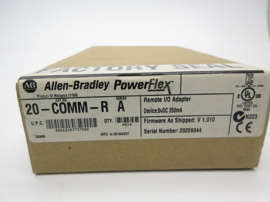 ALLEN BRADLEY 20-COMM-R SER. A F/W V1.010 5VDC NSFS
