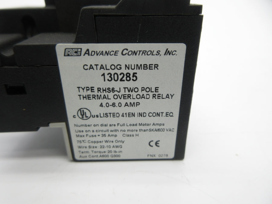 ACI 130285 4.0-6.0A NSNP