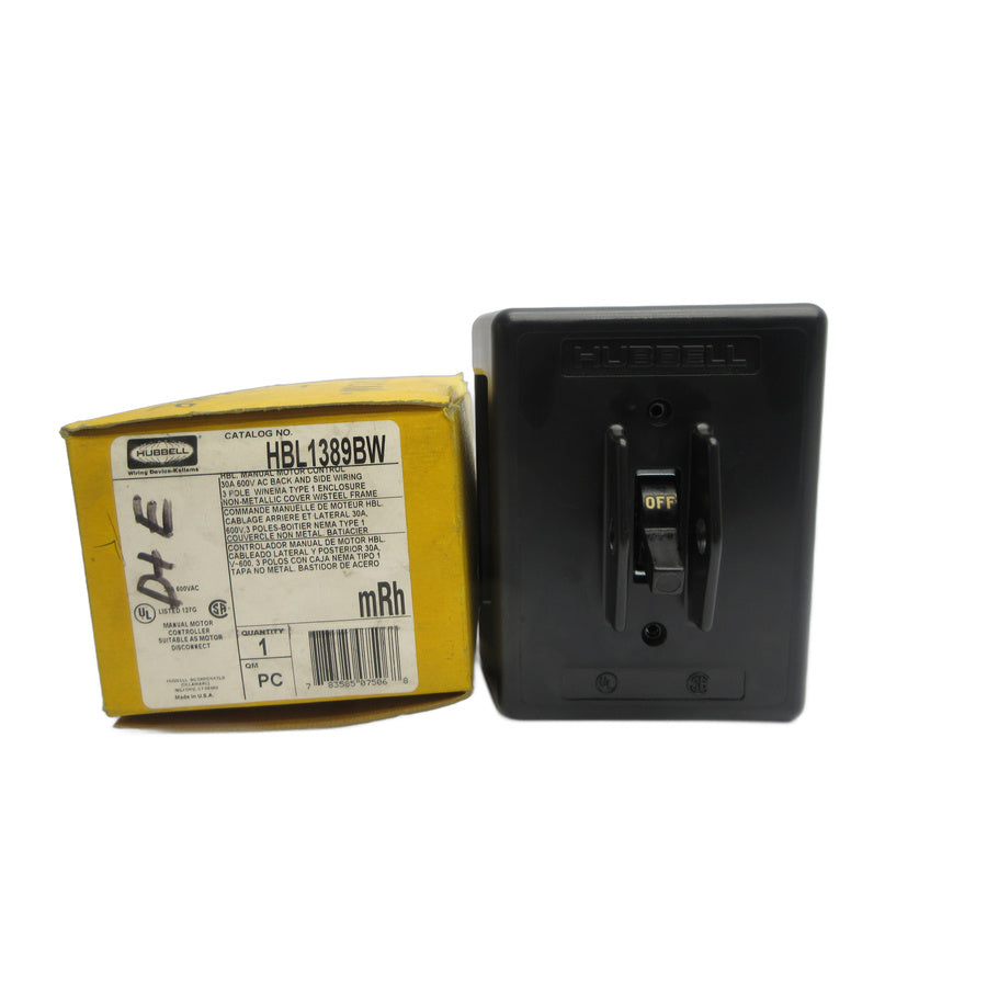 HUBBELL HBL1389BW 600VAC 30A NSMP