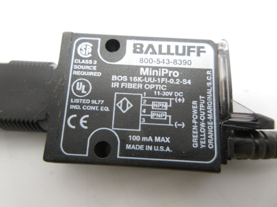 BALLUFF BOS16K-UU-1FI-0.2-S4 11-30VDC NSNP