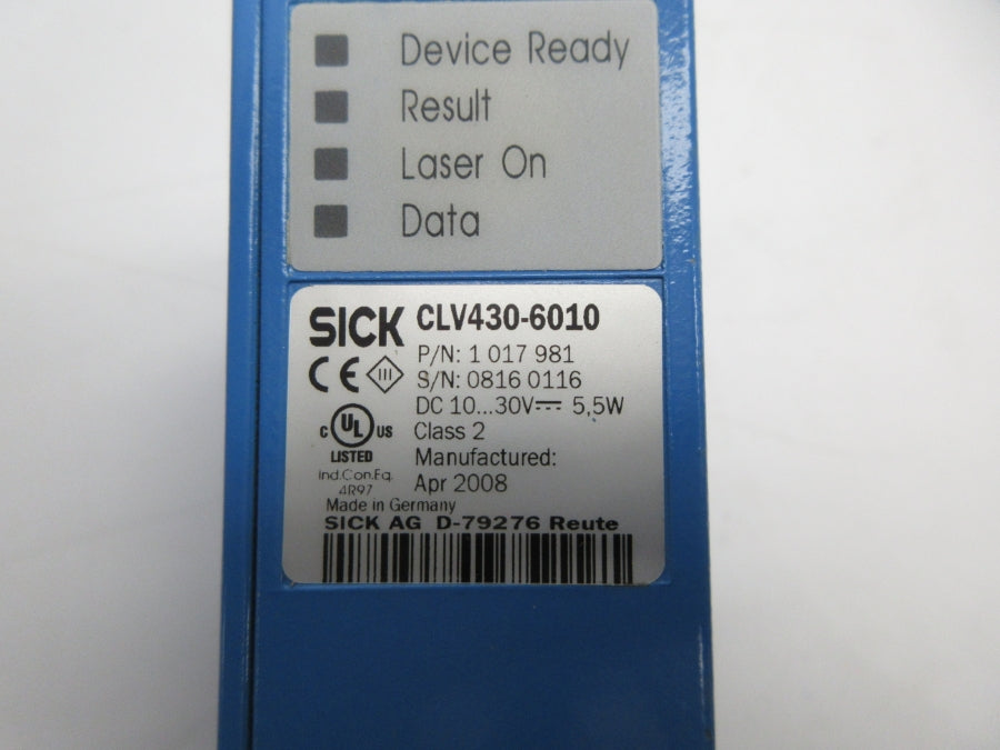 SICK CLV430-6010 1017981 10-30VDC NSNP