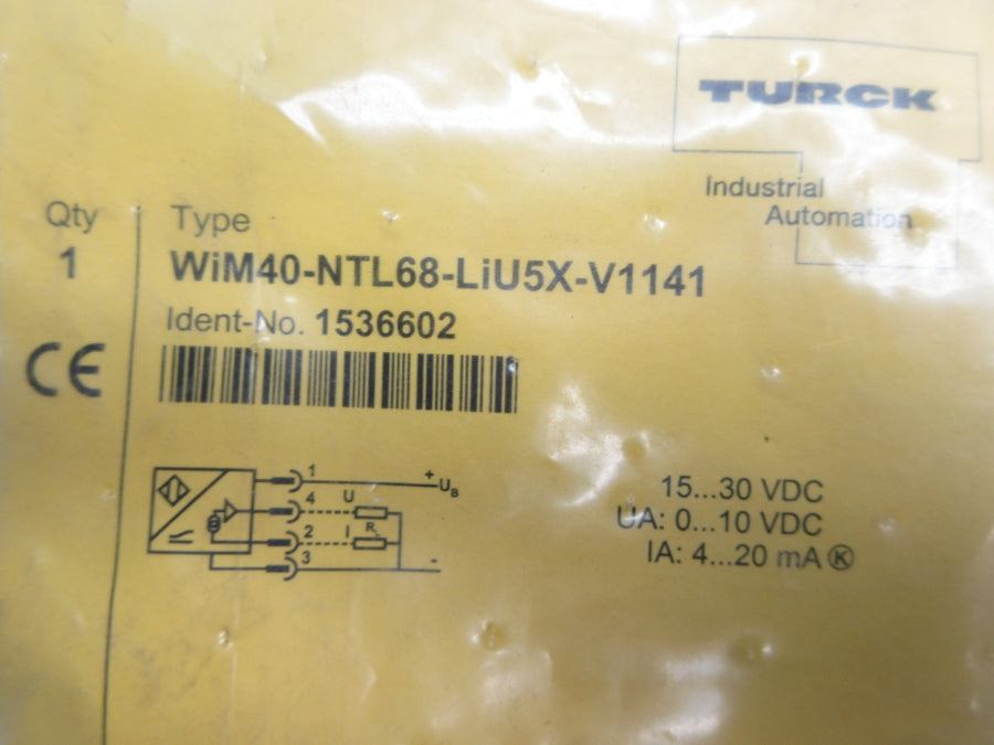 DANIEL WOODHEAD WIM40-NTL68-LIU5X-V1141 1536602 15-30VDC NSMP