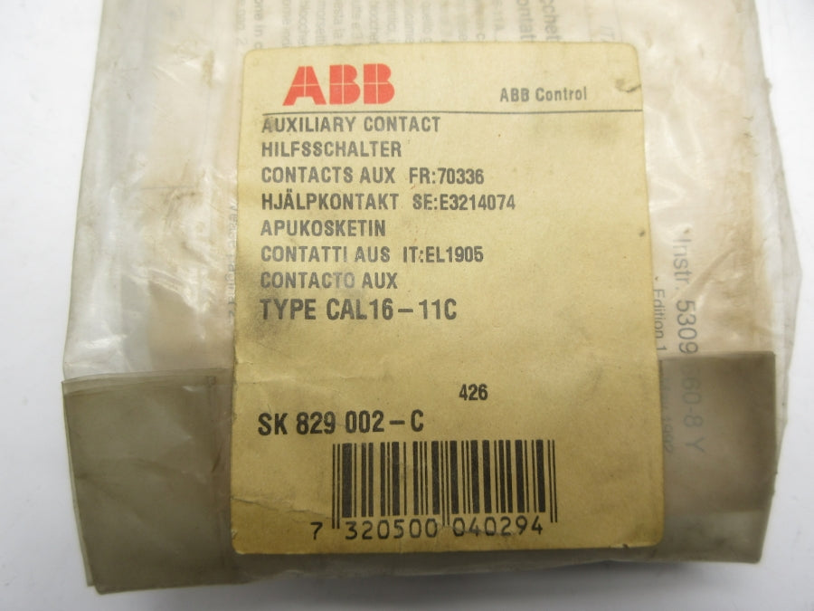 ABB CAL16-11C SK829002-C NSMP