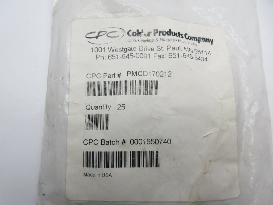 CPC PMCD170212 (PKG OF 25) NSMP