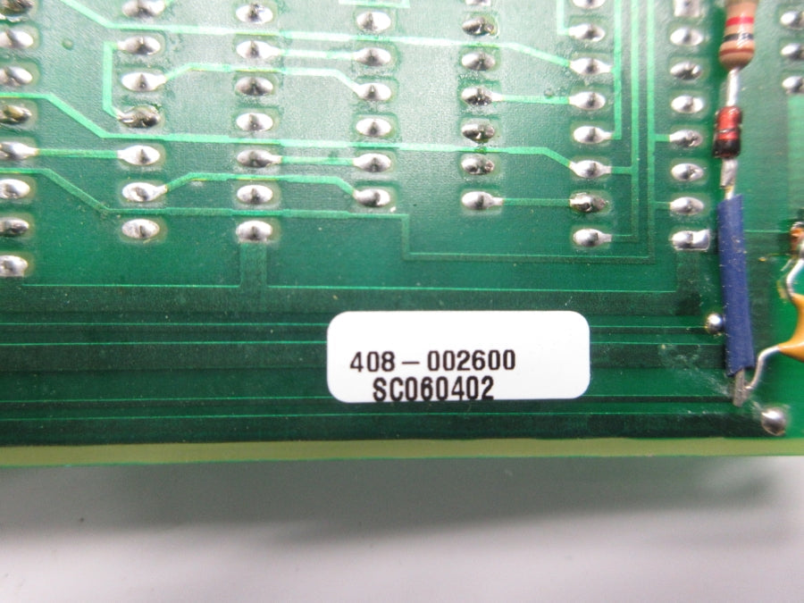 QUAD TECH 408-002600 UNMP