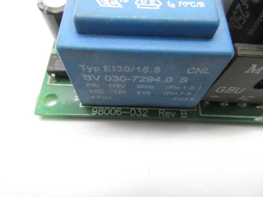 CIRCUIT BOARD 98006-032 REV. B UNMP