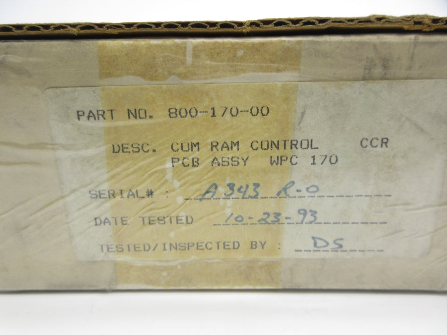 WEB WPC170 800-170-00 NSMP