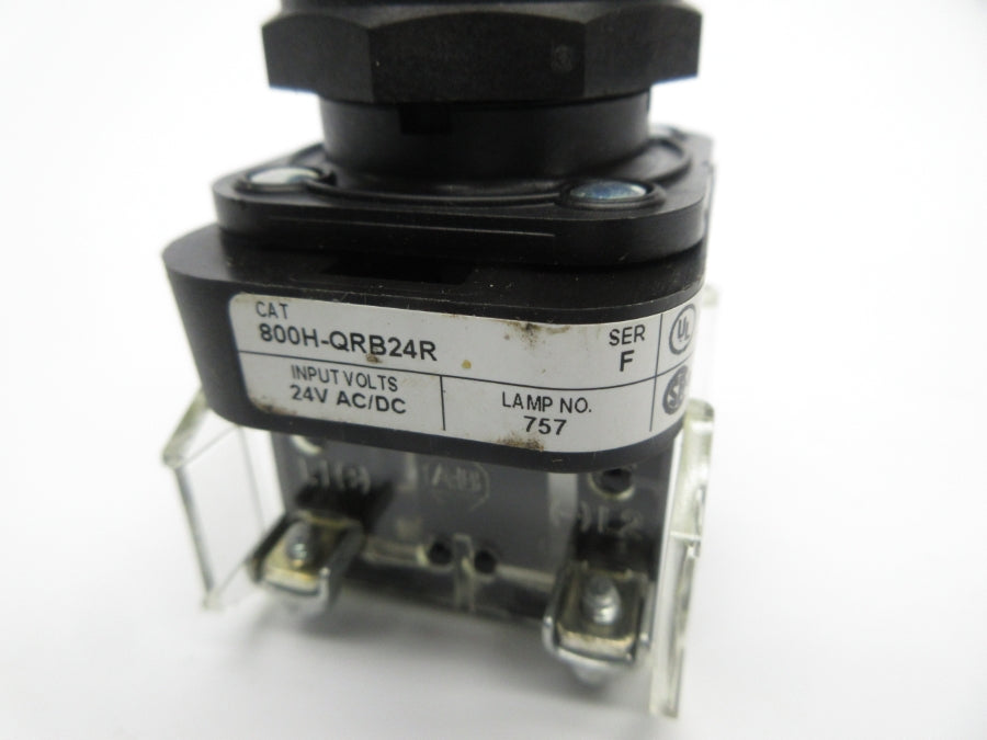 ALLEN BRADLEY 800H-QRB24R SER. F 24VAC/DC NSNP