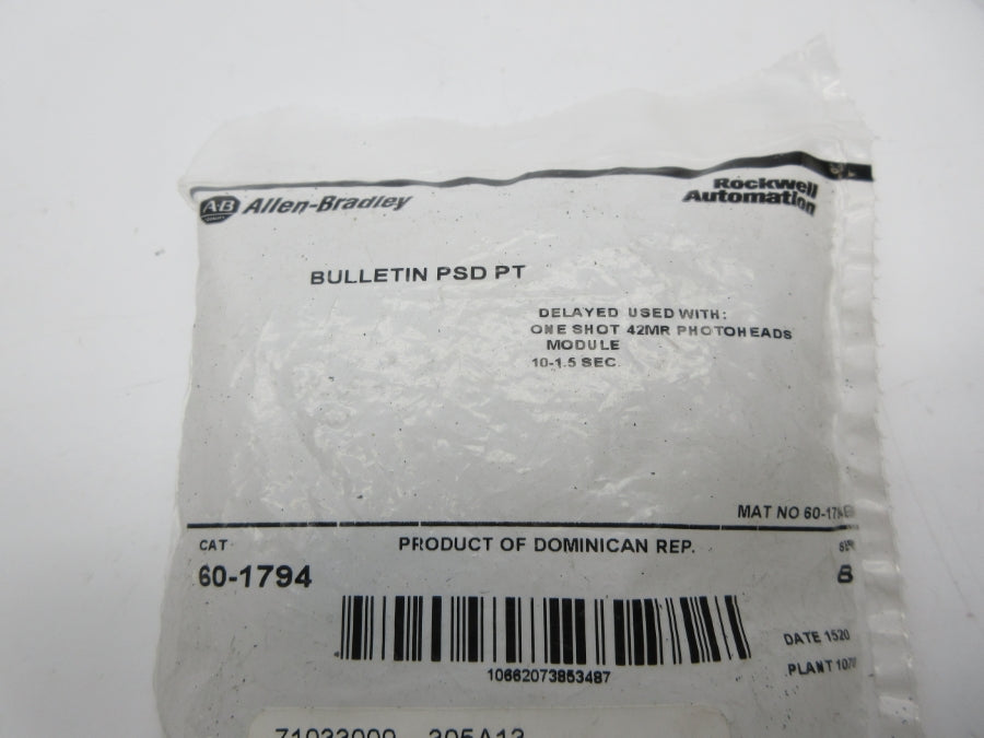 ALLEN BRADLEY 60-1794 SER. B NSMP