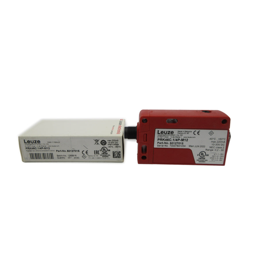 LEUZE ELECTRIC PRK46C.1/4P-M12 50127015 10-30VDC NSMP
