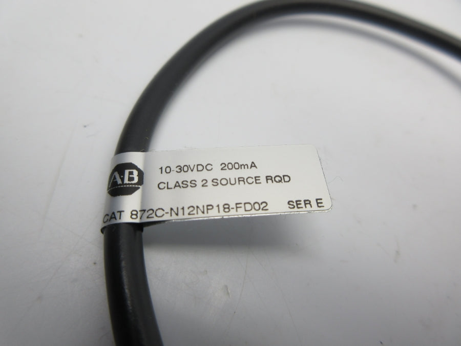 ALLEN BRADLEY 872C-N12NP18-FD02 SER. E 10-30VDC NSNP