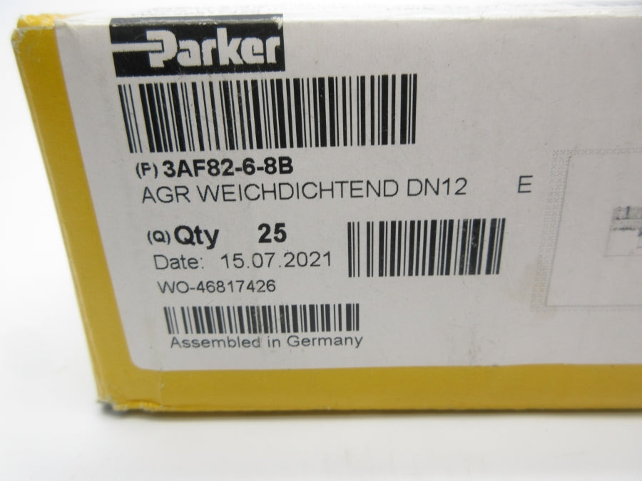 PARKER 3AF82-6-8B (PKG OF 25) NSFS