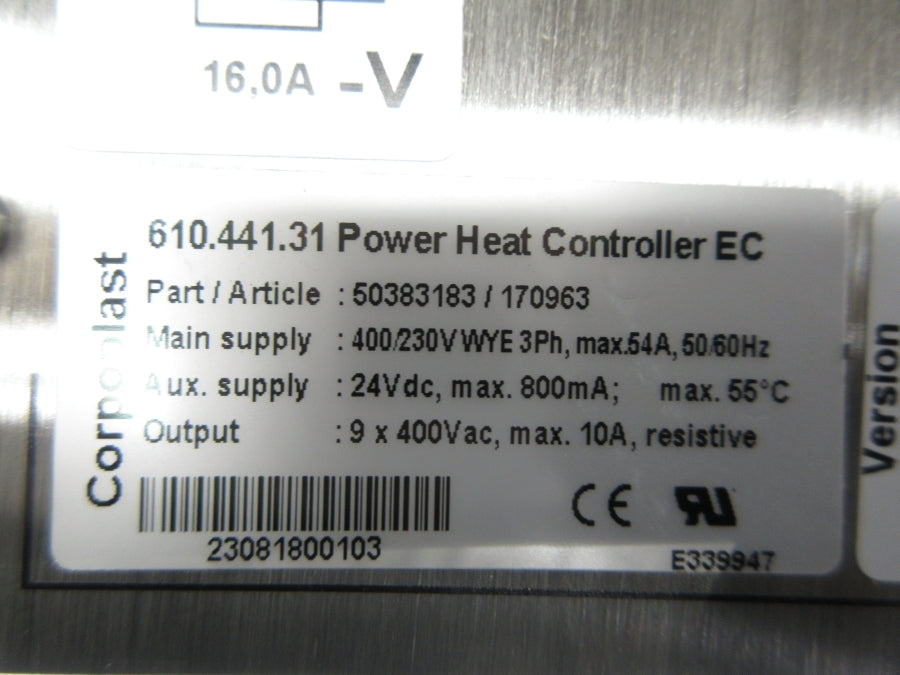 CORPOPLAST 610.441.31 50383183/170963 24VDC NSNP