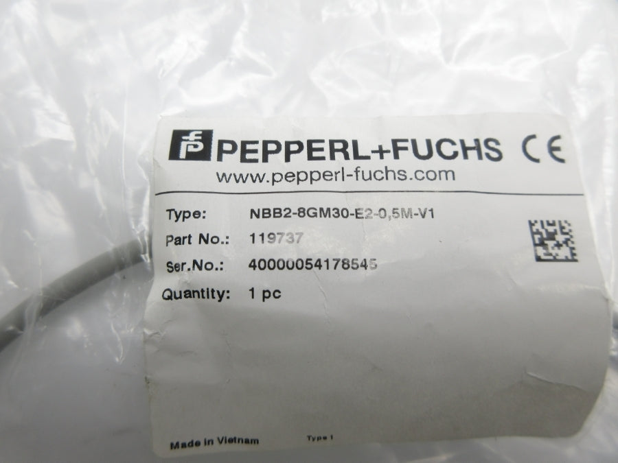 PEPPERL+FUCHS NBB2-8GM30-E2-0.5M-V1 119737 NSMP