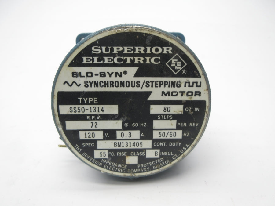 SUPERIOR ELECTRIC SS50-1314 120V 0.3A UNMP