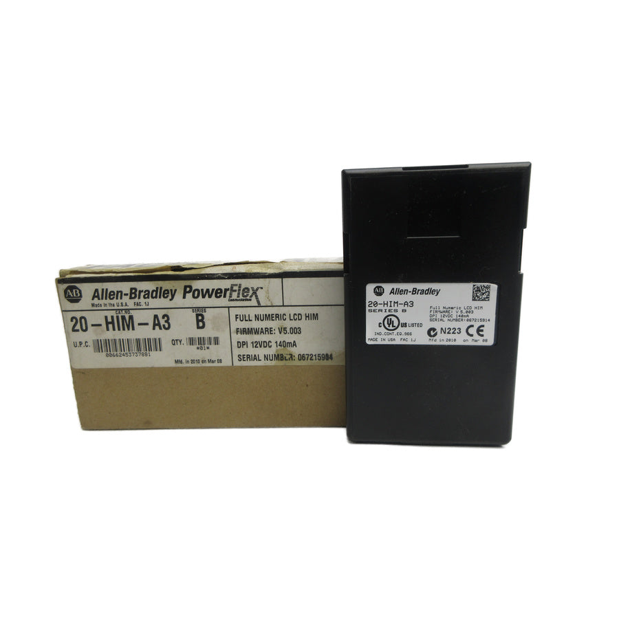 ALLEN BRADLEY 20-HIM-A3 SER. B F/W V5.003 12VDC NSMP
