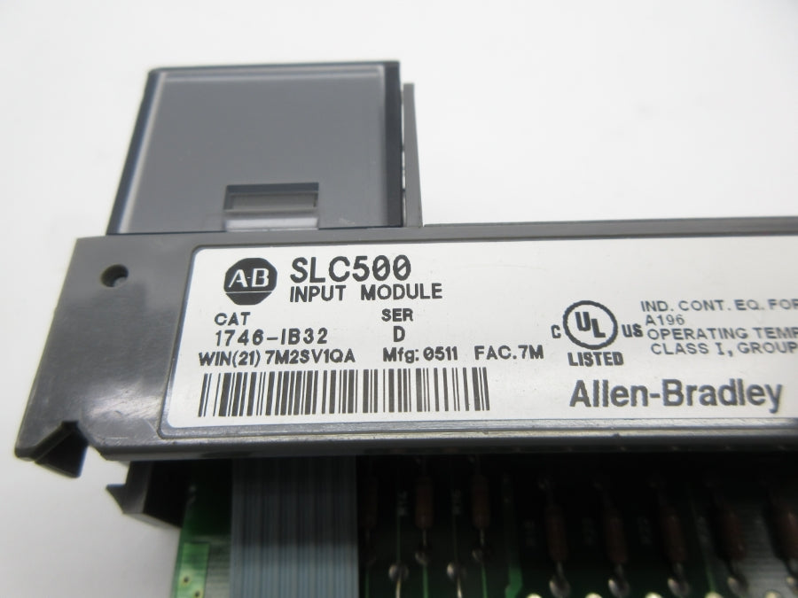 ALLEN BRADLEY 1746-IB32 SER. D 15-30VDC (NO DOOR) NSNP