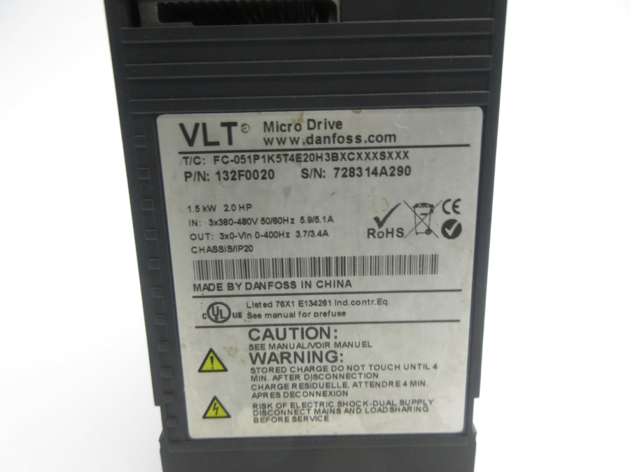 DANFOSS 132F0020 380-480V 5.9/5.1A NSNP