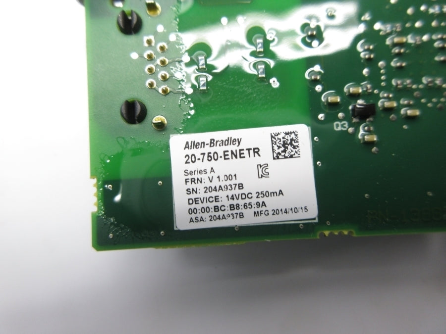 ALLEN BRADLEY 20-750-ENETR SER. A F/W V1.001 14VDC NSNP