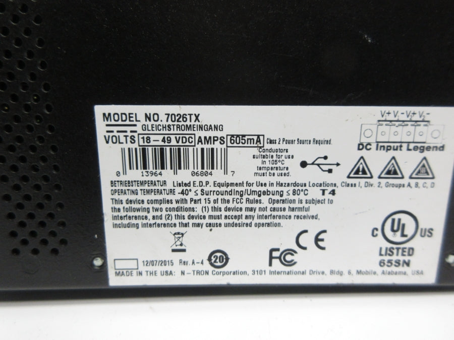 N-TRON 7026TX 18-49VDC NSNP