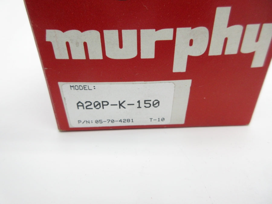 MURPHY 05-70-4281 A20P-K-150 0-150PSI NSMP
