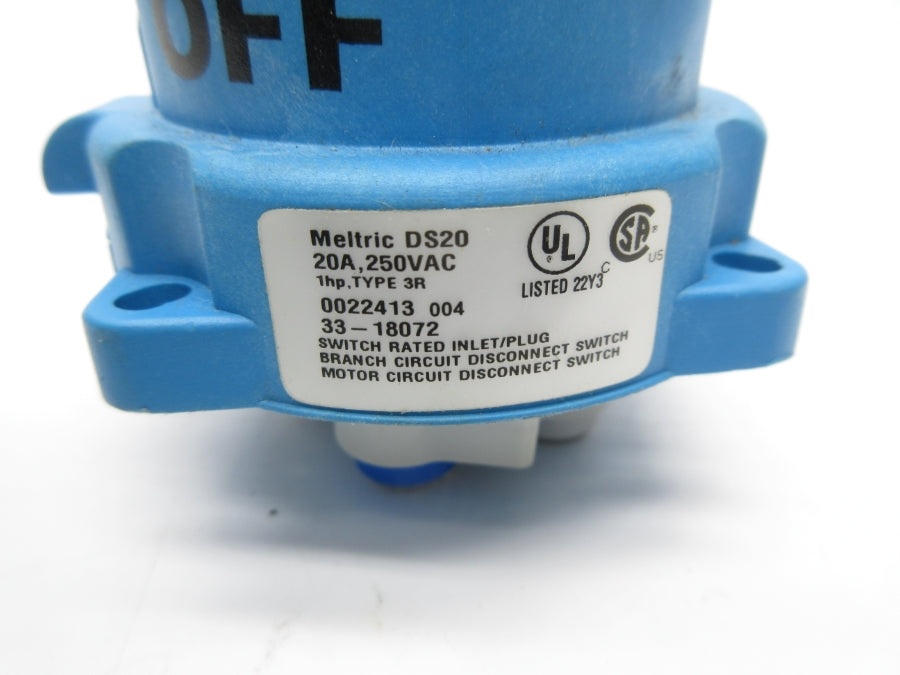 MELTRIC 33-18072 250VAC 20A NSNP