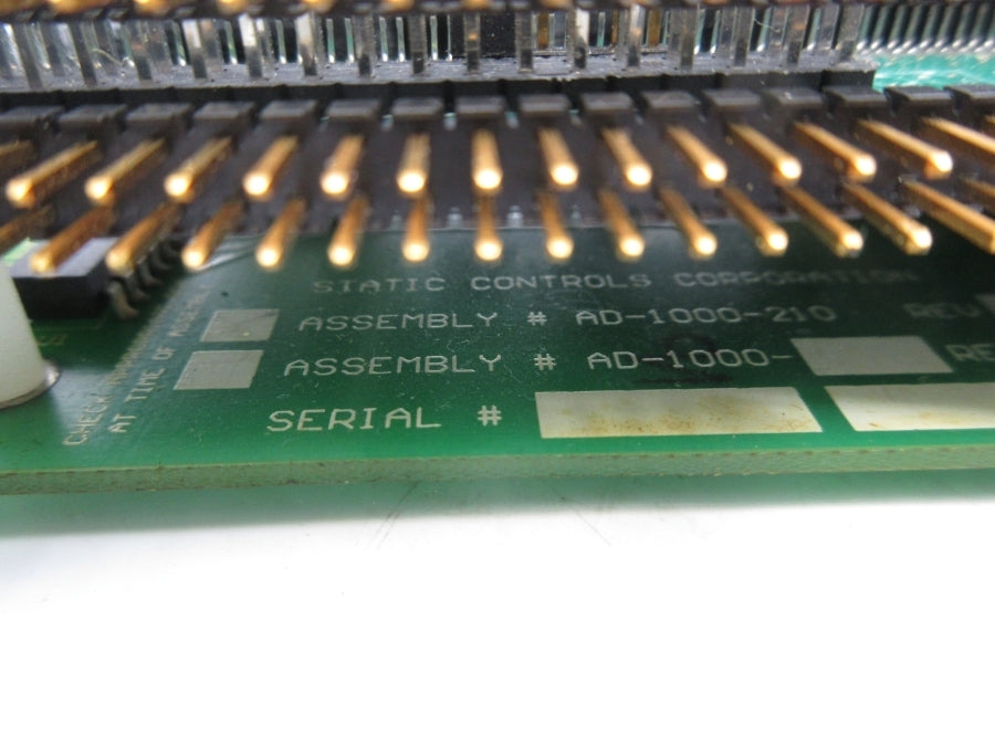 STATIC CONTROLS AD-1000-210 UNMP