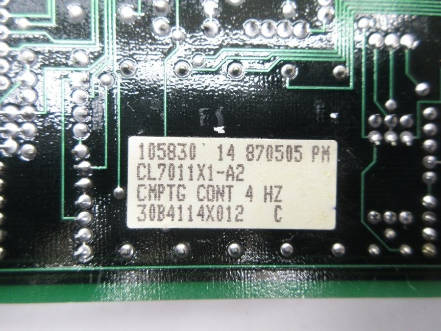 CIRCUIT BOARD 30B4114X012 CL7011X1-A2 REV. C NSNP