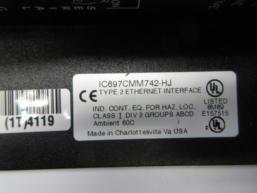 GE FANUC IC697CMM742-HJ NSNP