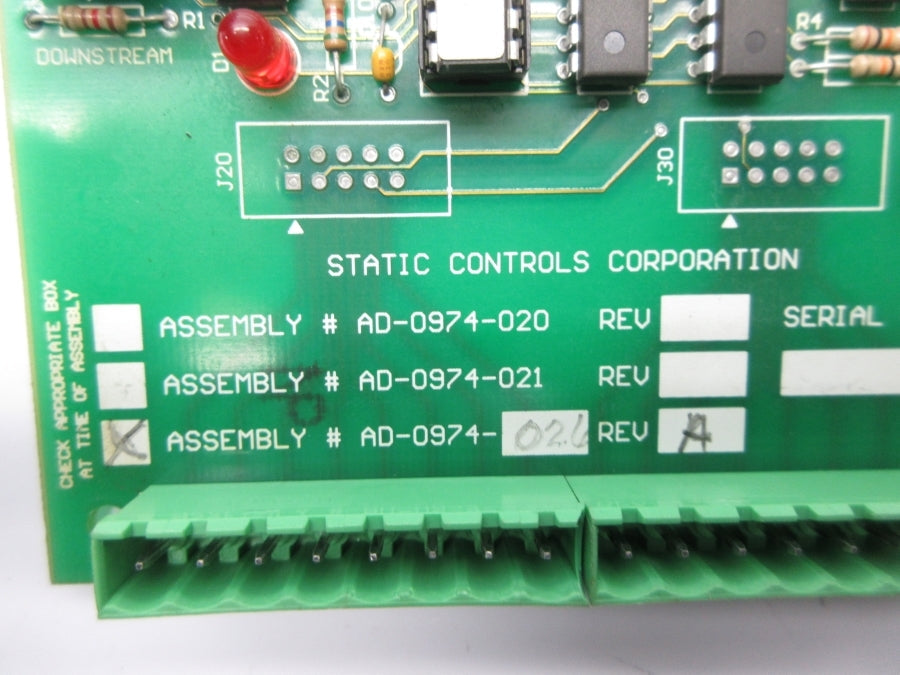 STATIC CONTROLS AD-0974-026 REV. A NSNP
