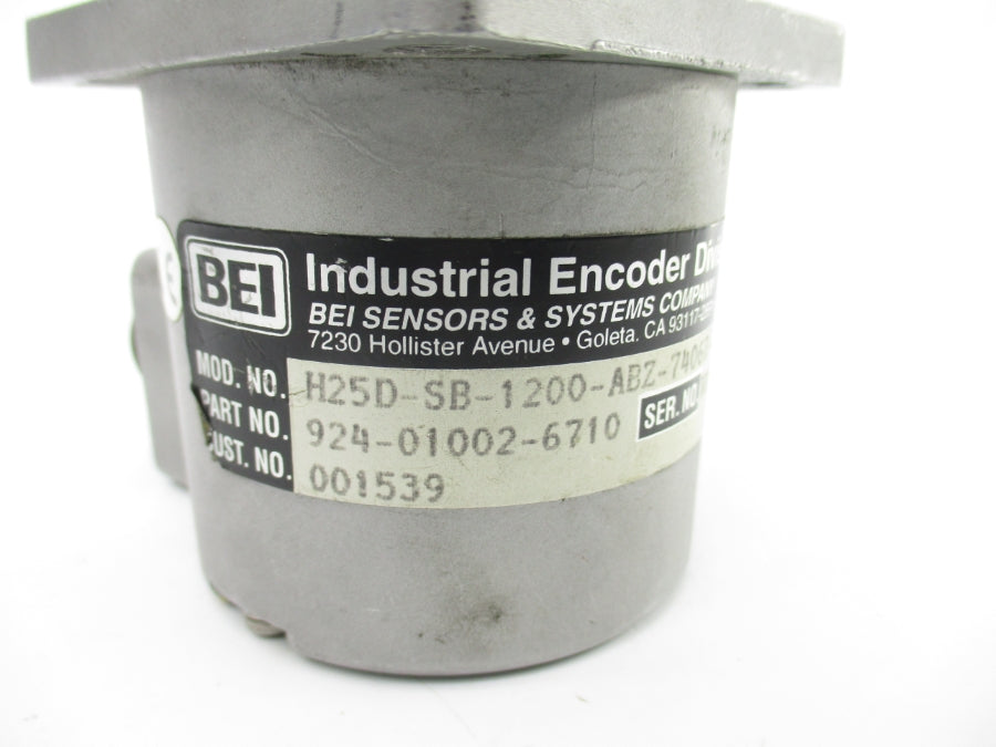 BEI 924-01002-6710 H25D-SB-1200-ABZ-7406R-LED-SM16-S 12VDC UNMP