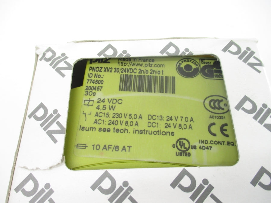 PILZ PNOZXV230/24VDC2N/O2N/OT 774500 24VDC 8.0A NSMP