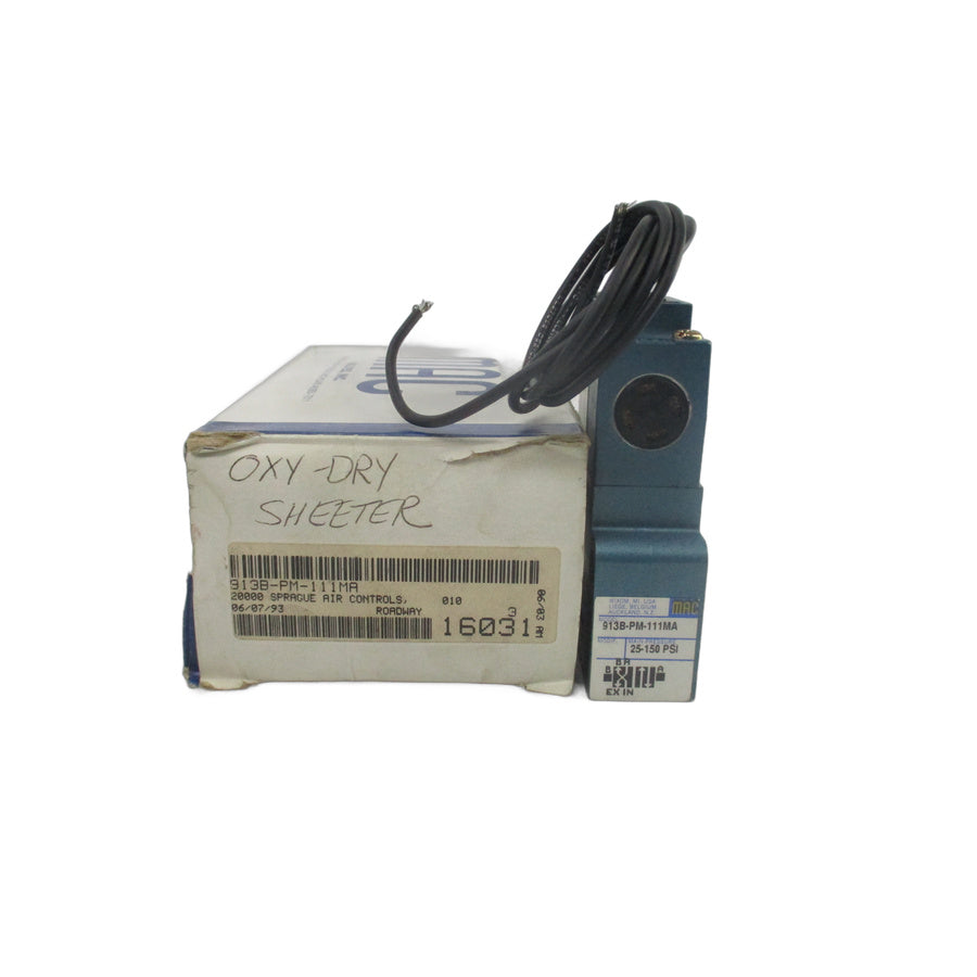 MAC 913B-PM-111MA 110/120V 25-150PSI NSMP