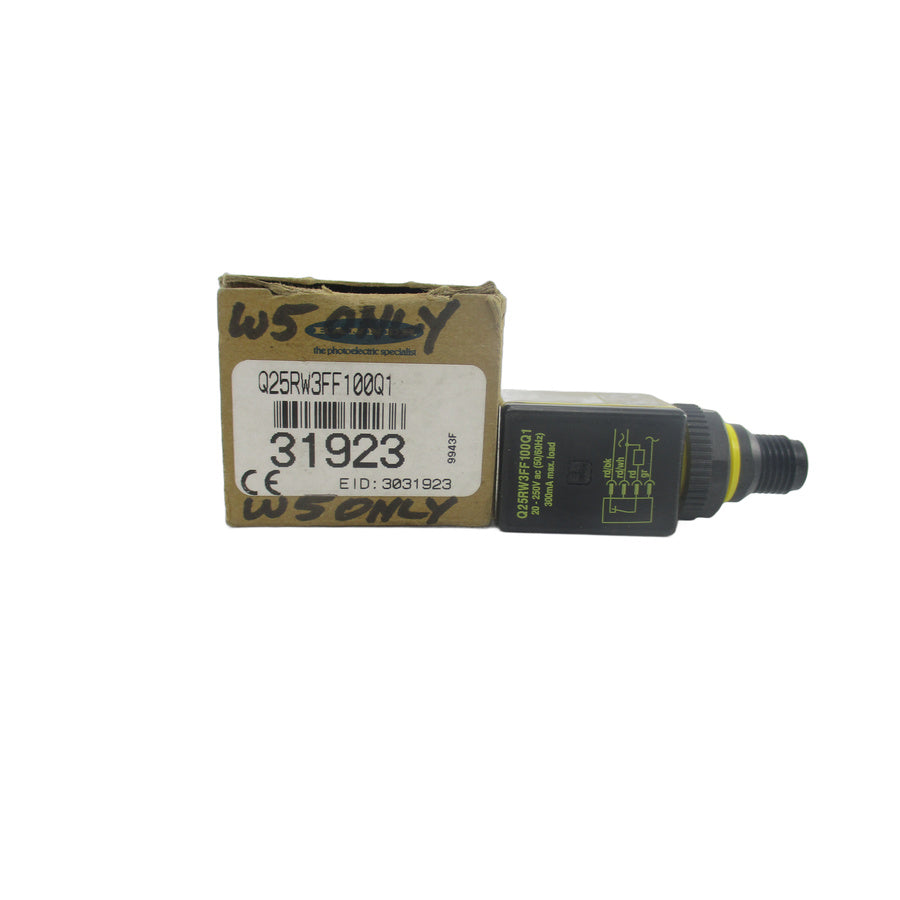 BANNER ENGINEERING Q25RW3FF100Q1 31923 20-250VAC NSMP