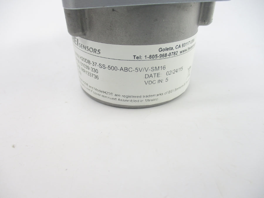 BEI SENSORS H20DB-37-SS-500-ABC-5V/V-SM16 01039-330 5VDC NSNP