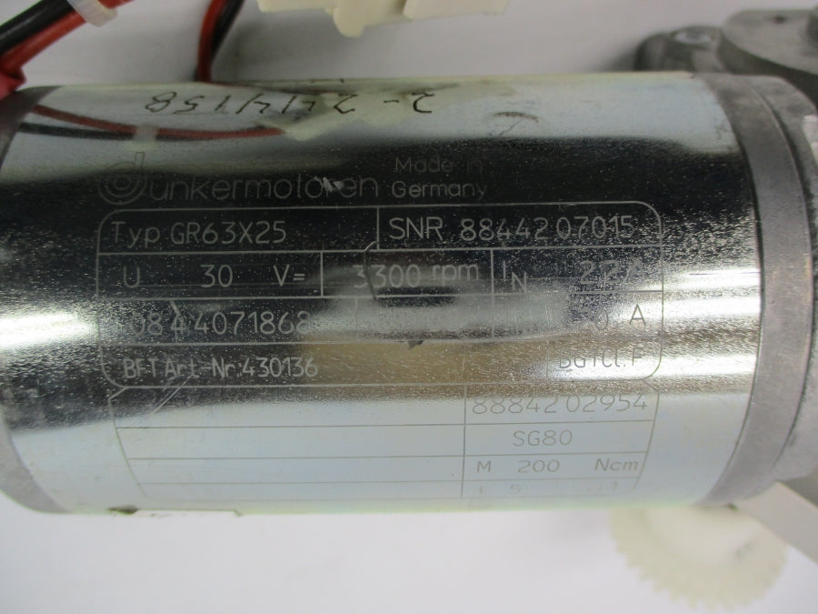 DUNKERMOTOREN 430136 GR63X25 30V 27A (AS PICTURED) NSNP