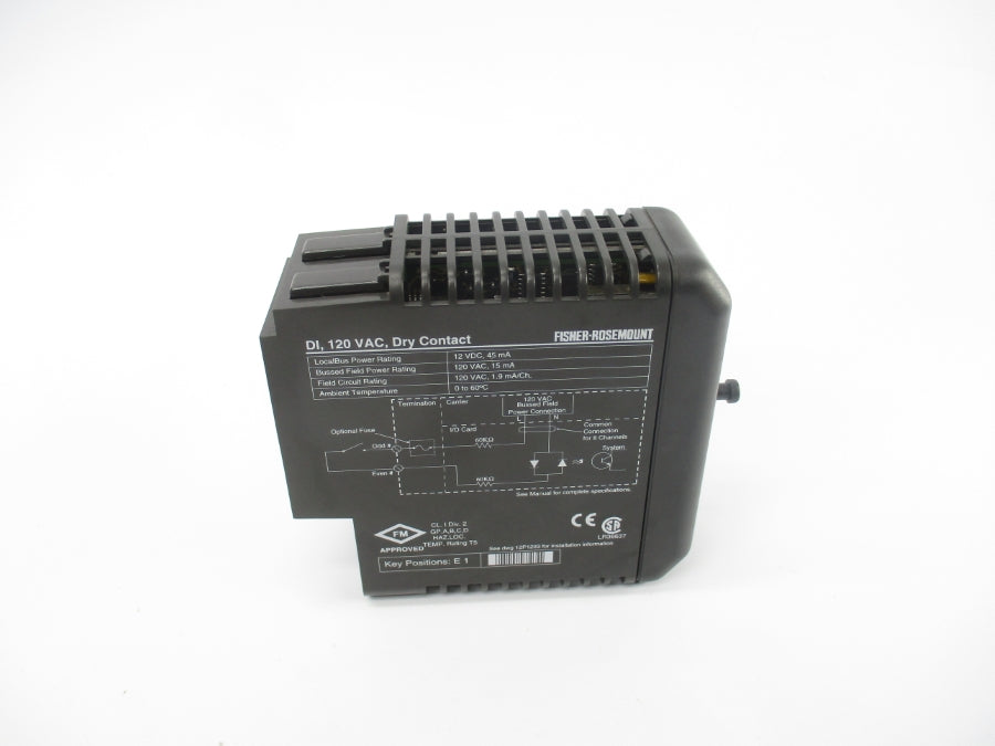 FISHER-ROSEMOUNT 12P0552X132 KJ3001X1-BD1 120VAC REV. E NSNP