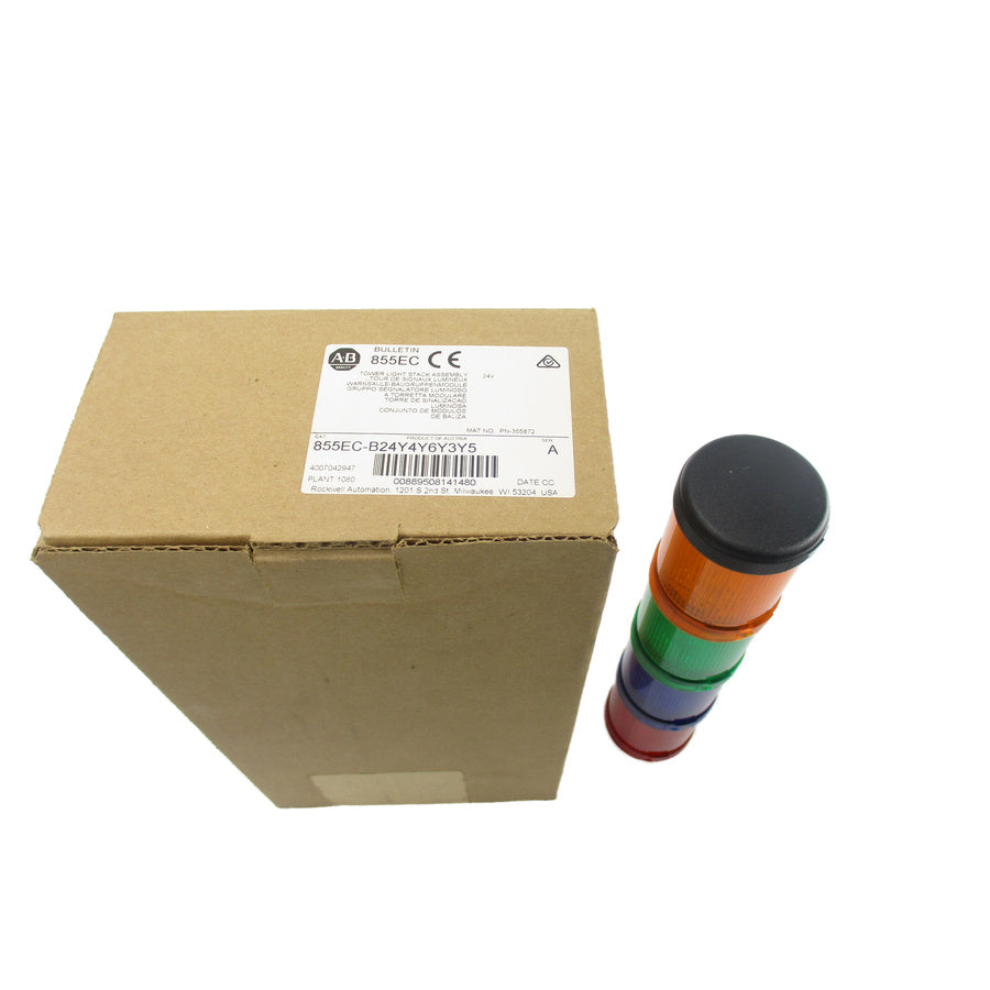 ALLEN BRADLEY 855EC-B24Y4Y6Y3Y5 SER. A 24V (BR/WH) NSMP