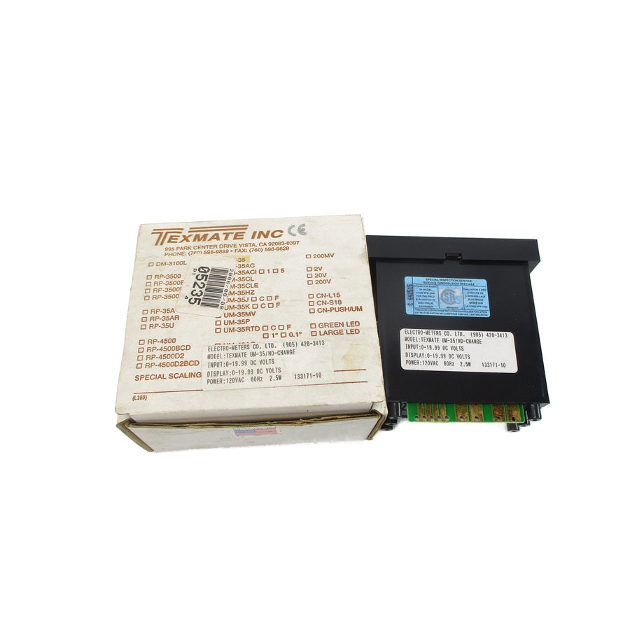 TEXMATE UM-35 0-19.99VDC NSMP