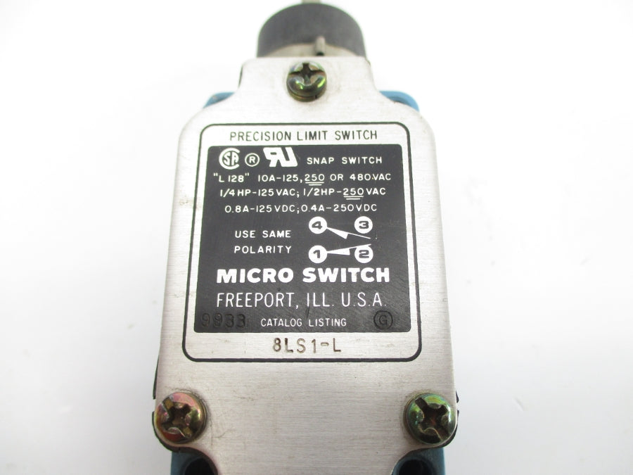 MICRO SWITCH 8LS1-L 480VAC 10A NSNP