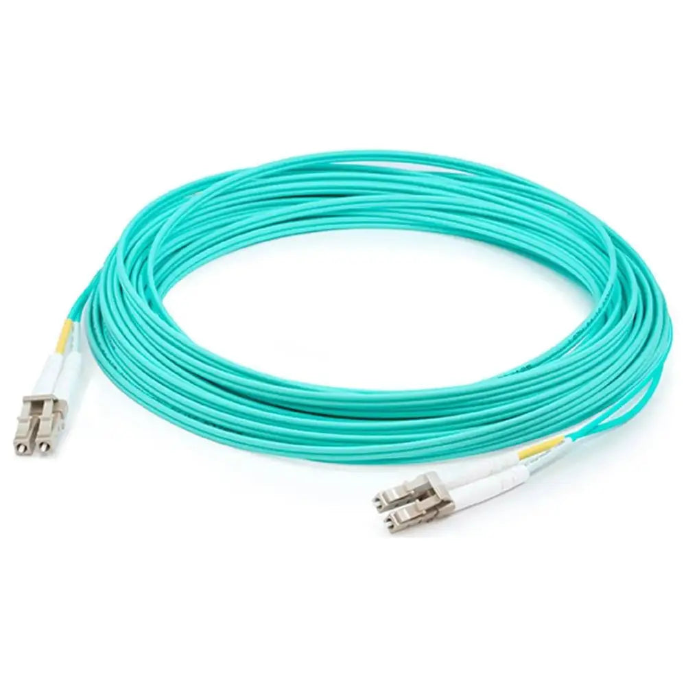 LC to LC OM3 10Gb Multimode Duplex Fiber Optic Patch Cable 50/125 10M (33ft) Aqua - GMD5LCLC2-10 - New