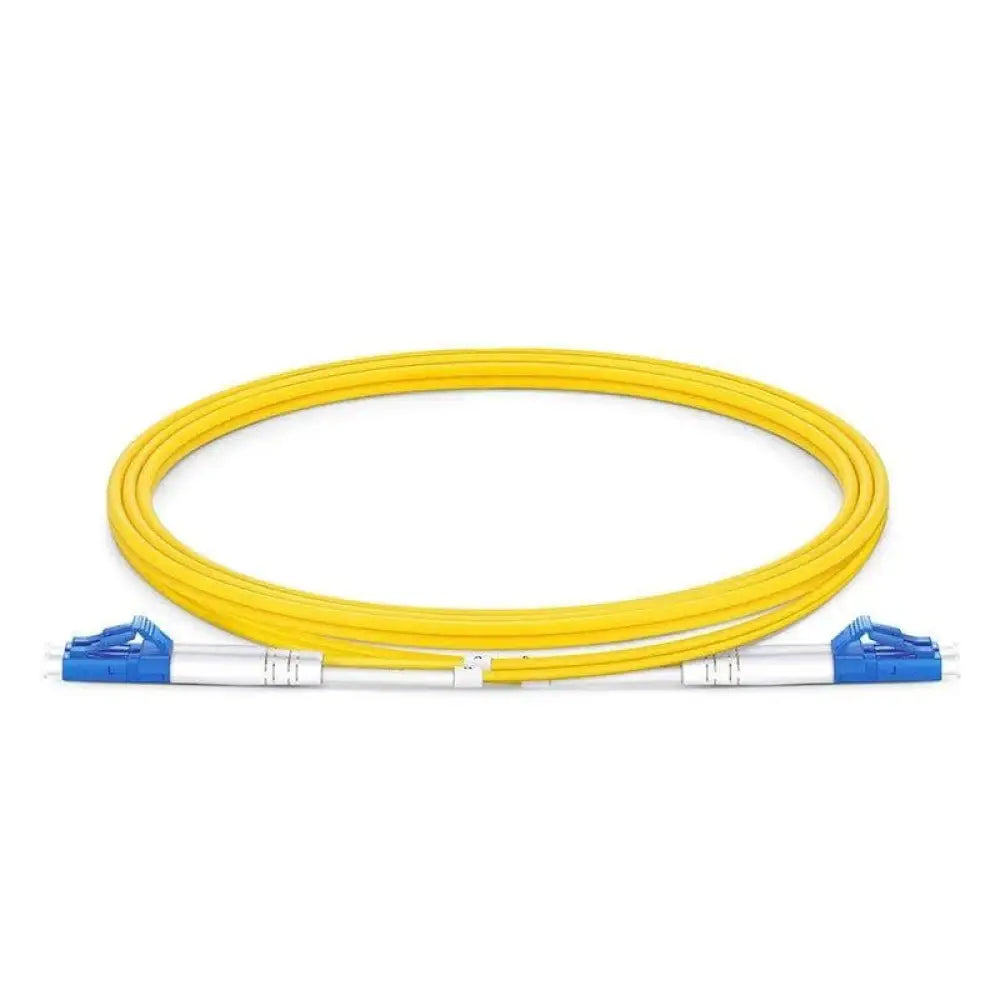 LC to SC OS2 Single Mode Duplex Fiber Patch Cable 9/125 1m (3ft) 2mm PVC - FSD9LCSC2-01 - New