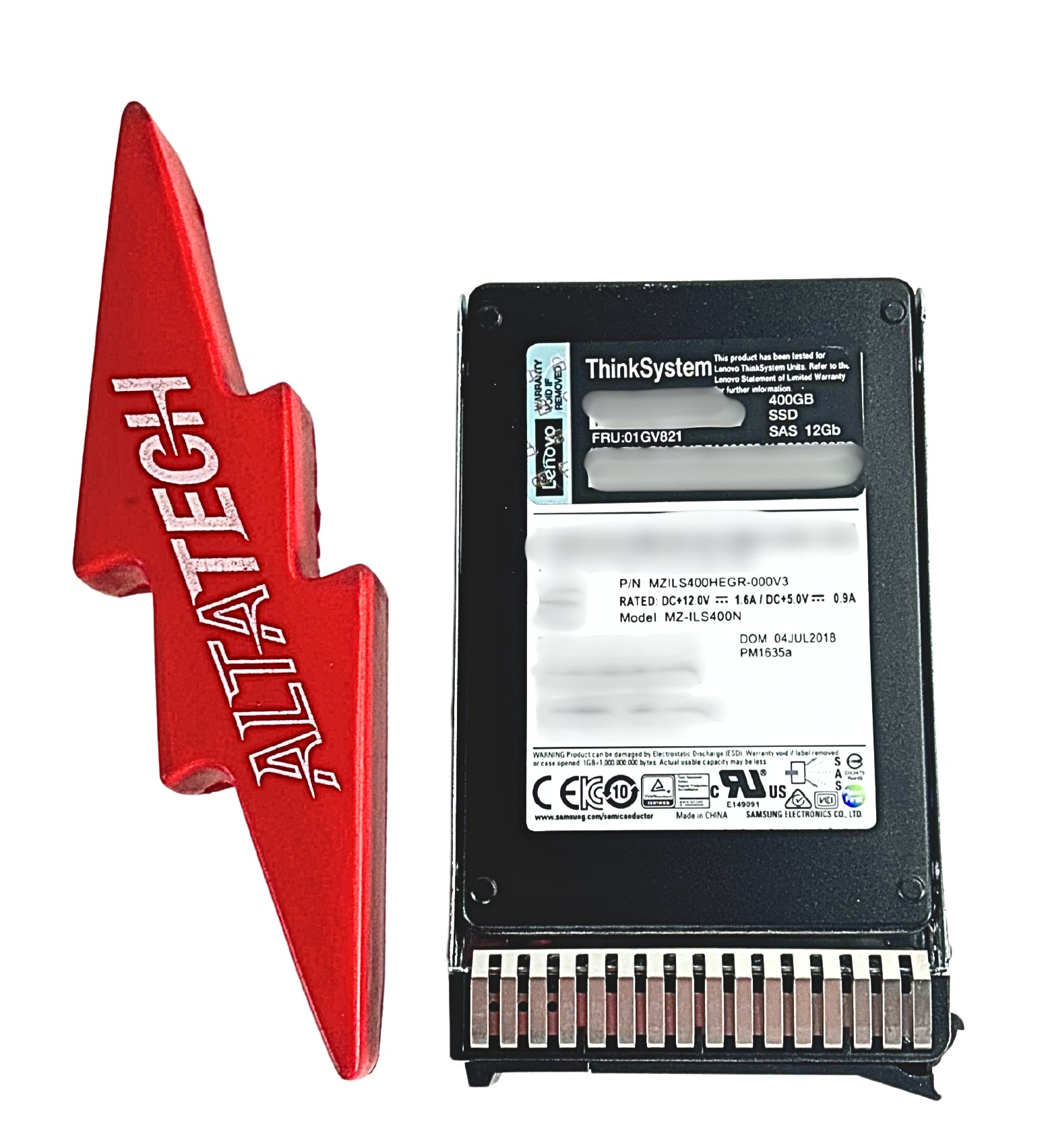 Lenovo 01GV821 ThinkSystem 2.5in PM1635a 400GB Mainstream SAS 12Gb HS