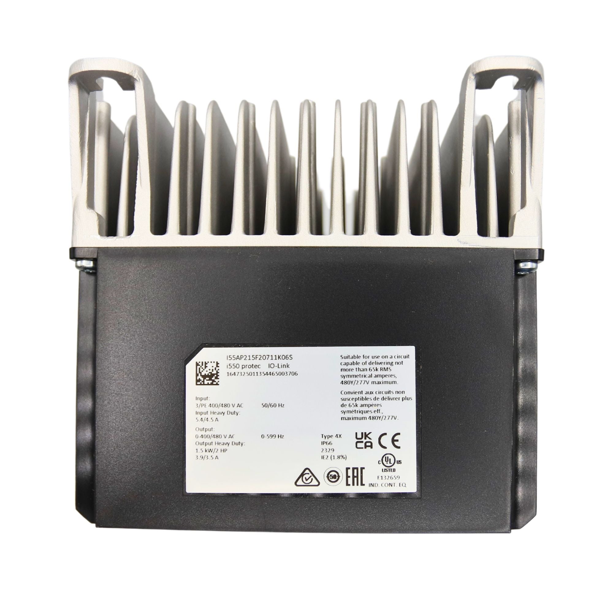 Lenze | i550 Protec VFD 2 HP 3ph 480V IO-Link ExtBox NEMA 4X | I55AP215F20711K06S