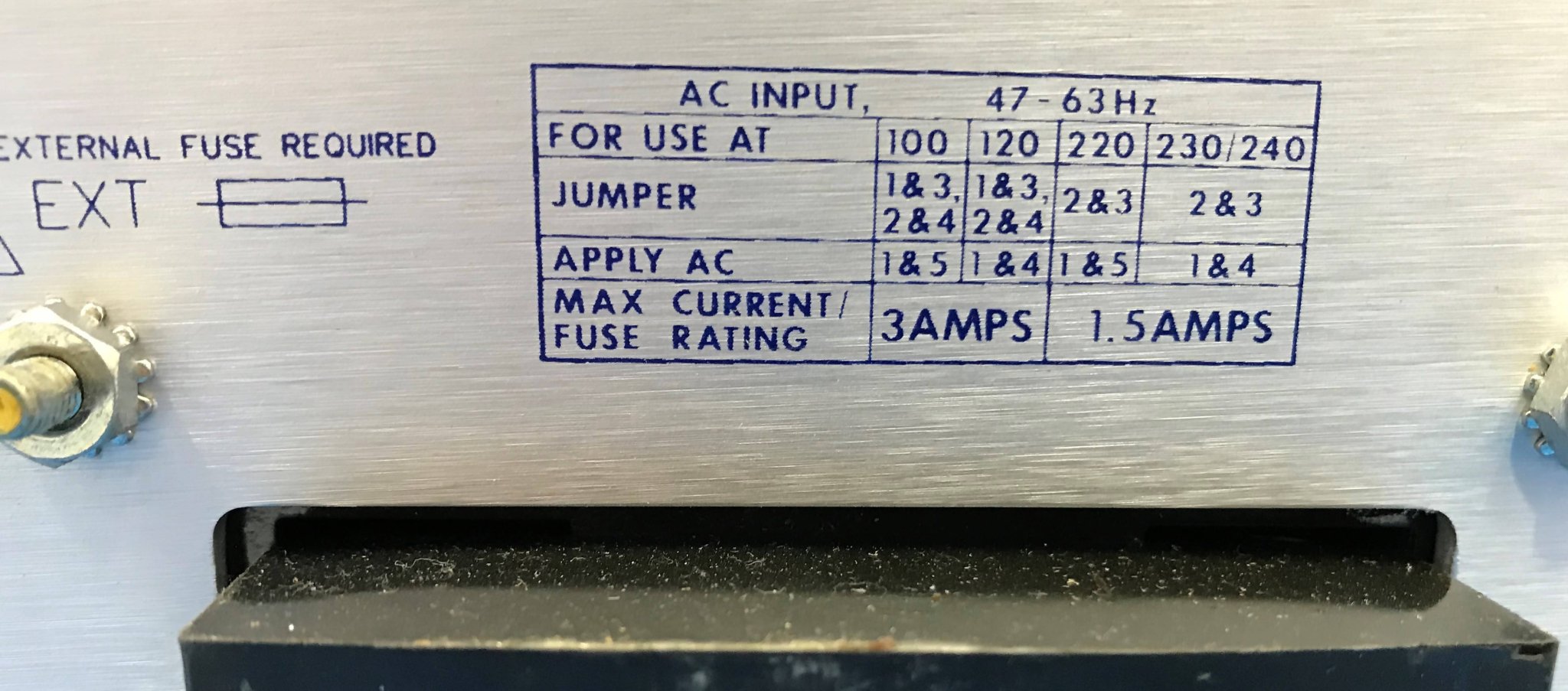Linear Power Supply (HE5-18/OVP GE Advantx