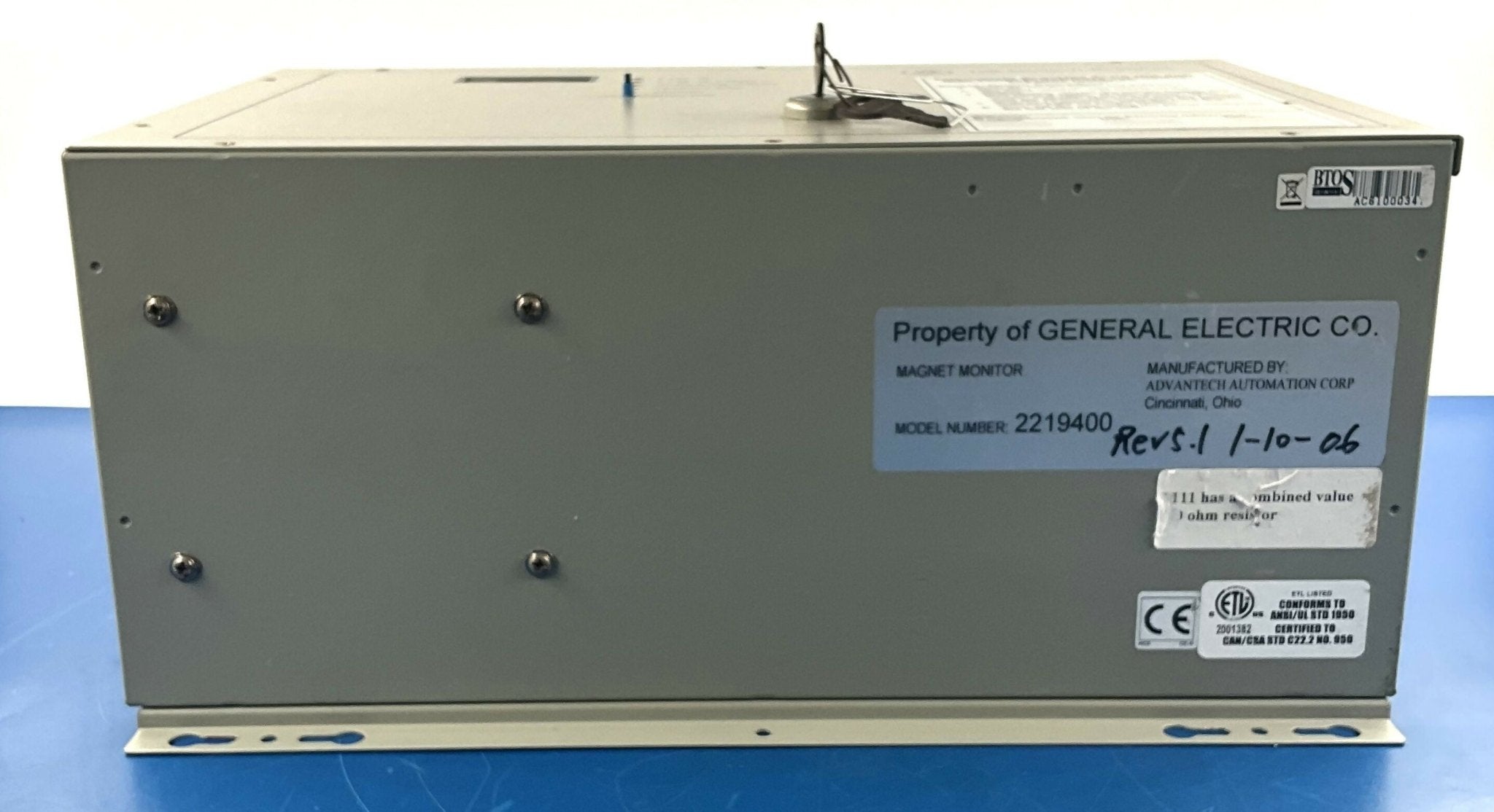 MAGNET MONITOR (2219400 REV 5.1 GE